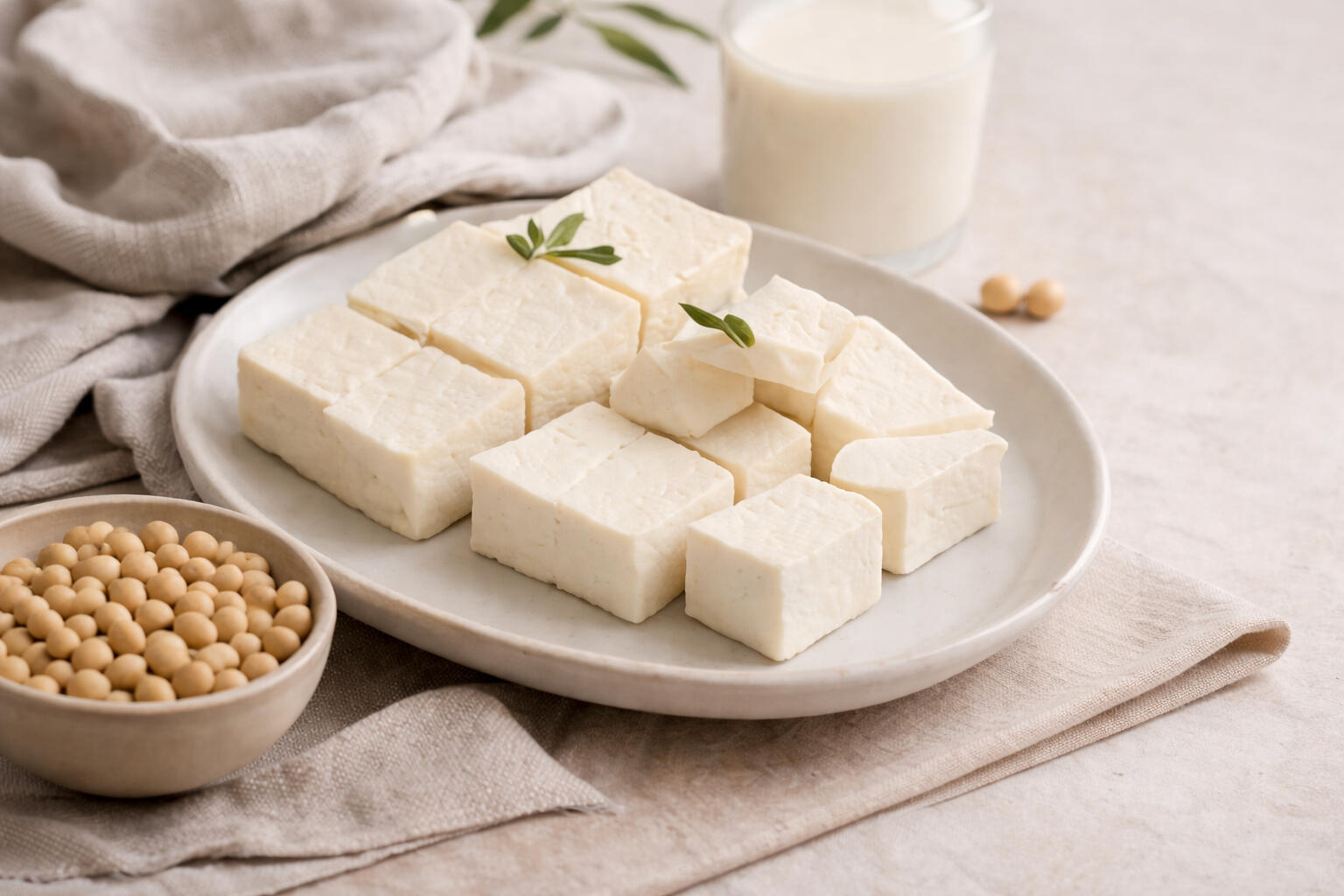 fresh tofu with soybeans image fresh tofu with soybeans image
