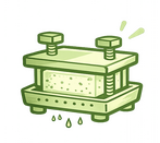 tofu press process icon tofu press process icon